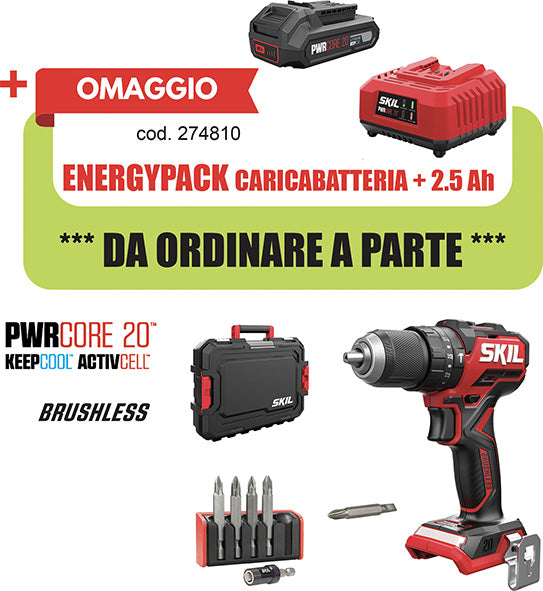 TRAPANI PERCUSSIONE SKIL 3075JA RED LINE *NO BAT* SKIL