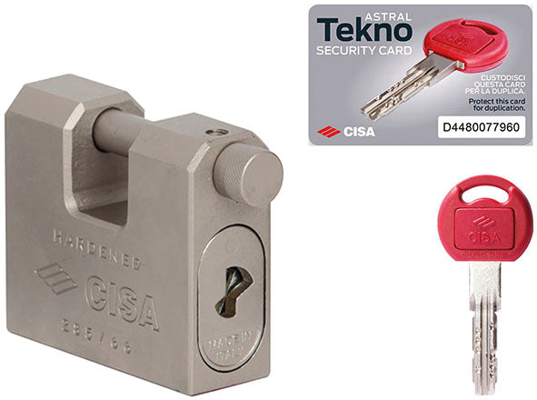LUCCHETTI CISA TEKNO PRO MONOBLOCCO ART.2855M.84