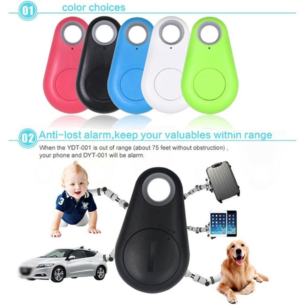 Mini GPS Tracker Allarme - Mini Fashion Smart Dog Pets Bluetooth 4.0 GPS Tracker Anti-lost Alarm Tag Wireless