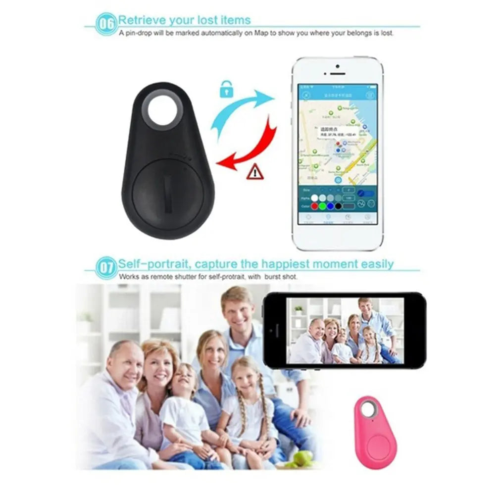 Mini GPS Tracker Allarme - Mini Fashion Smart Dog Pets Bluetooth 4.0 GPS Tracker Anti-lost Alarm Tag Wireless