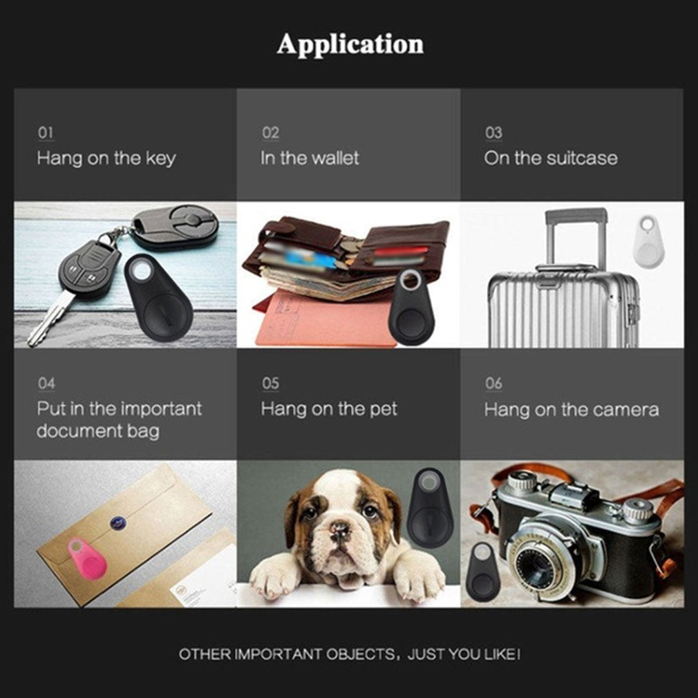Mini GPS Tracker Allarme - Mini Fashion Smart Dog Pets Bluetooth 4.0 GPS Tracker Anti-lost Alarm Tag Wireless