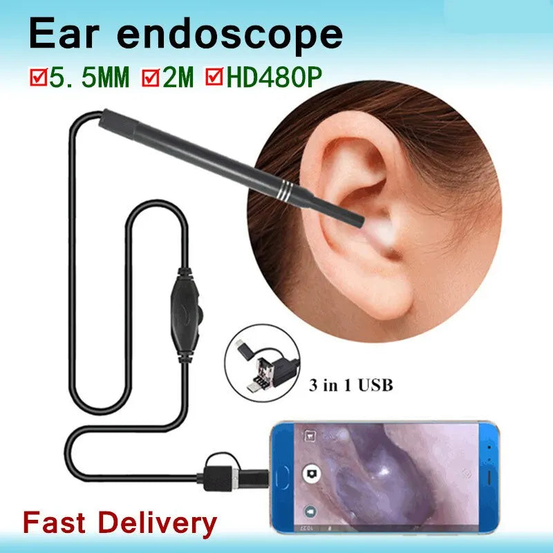USB HD Mini Camera Elettronica ENDOSCOPIO usb-c