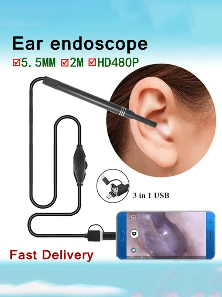 USB HD Mini Camera Elettronica ENDOSCOPIO usb-c