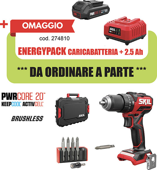 TRAPANI PERCUSSIONE SKIL 3075JA RED LINE *NO BAT* SKIL