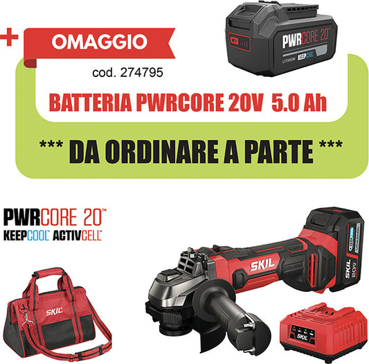 SMERIGLIATRICI BATTERIA SKIL 3920DC RED LINE SKIL