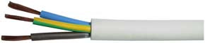 CAVO SIMILGOMMA 3 X 1,5 MT. 100 (BIANCO/NERO)