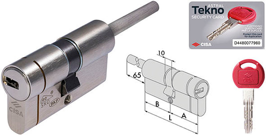 CILINDRI CISA TEKNO PRO ART.0M3T7 POMOLO 50 - 30