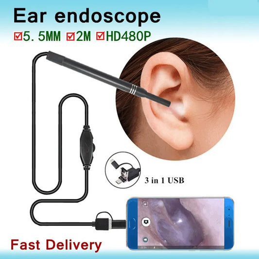 USB HD Mini Camera Elettronica ENDOSCOPIO usb-c