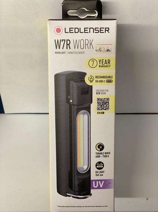 LED LENSER TORCIAW7R Work Ricaricabile